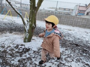 楽しい雪遊び(老沼)