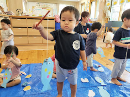 ８月生まれのお友達おめでとう！（井上）