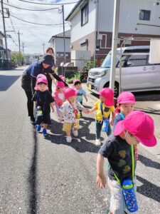 初めてのお散歩！(橋本)