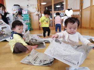 びりびり〜♪(奥村)