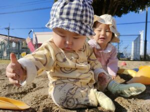 砂場であそんだよ！（落合）