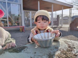 園庭で遊んだよ♪（檜山）