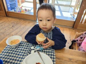 給食美味しかったよ！（田中島）