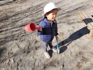 今日も元気に戸外遊び（八木澤）