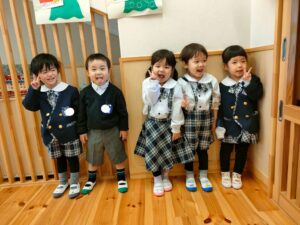 制服登園になりました☆（石川）