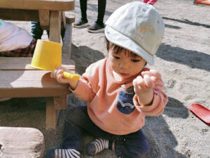 たくさんあそんだね♪(佐藤)