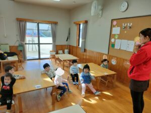 ハートの制作をしたよ。（木下）