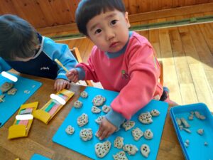 粘土遊びをしたよ♡（牧田）