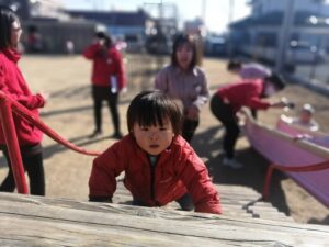 戸外遊びをしたよ☆(松枝）