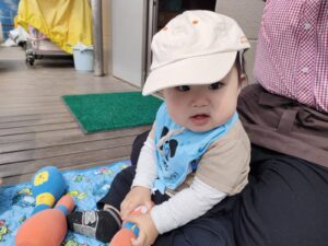 ほし組さんの外気浴♪（井上）