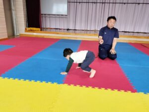 ばなな組で体操教室頑張ったよ（早乙女）