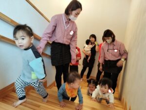 階段も頑張っています☆（中村）