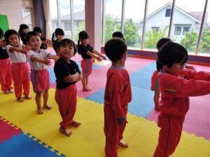 体操頑張るよ！（菊地）