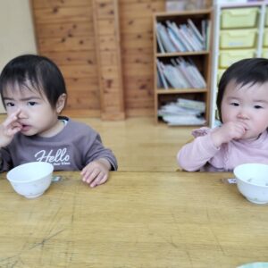 りんご１組始まりました！（瀬端）