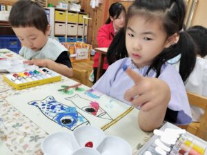 制作の様子（坂本）