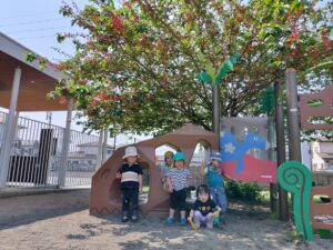 戸外遊び満喫☆（片寄）