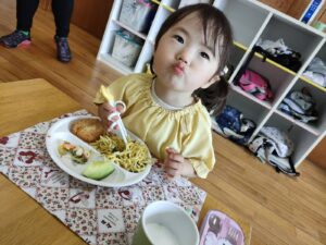 5月22日　給食美味しいね♡(田口)