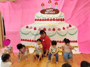 5月の誕生会♡（渡邊・青木）