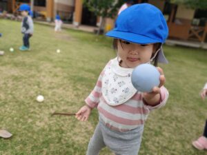 ボール集めをしたよ☆(荒井)