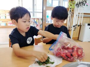 食育＊いちごジャム作り！（長）