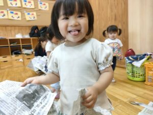 新聞紙遊び★（高橋）