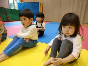 体操と粘土をしたよ（小原）