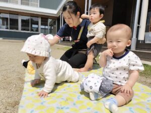 つぼみ組さんと一緒に遊んだよ♪（遠藤）