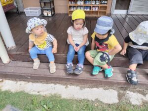 色々な戸外遊びを楽しみました（松本）