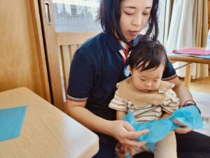 花紙制作したよ♪（吉田）