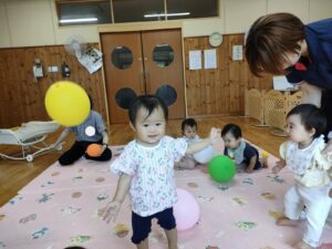 6月10日　風船遊びをしたよ☆（鈴木）