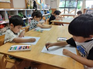 文字書き始めました☆（鈴木）