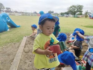 戸外で遊んだよ☆（落合）