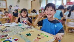 年長の月制作（田中）