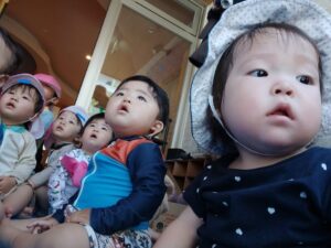 乳児組プール開き！　（浅野）