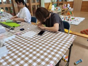 ☆「ロゼット作り」☆(上園)