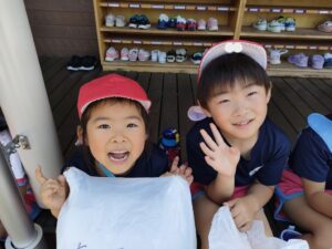 幼児組のじゃがいも掘り！（石橋）