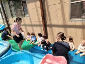 6月19日　つき組さんのプール遊び（篠﨑）