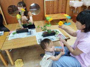 6月20日　フラワーアレンジメント（舘野）