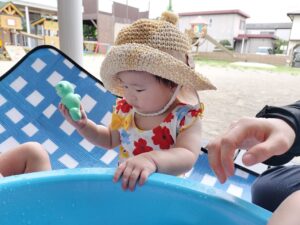 水遊び♪（遠藤）