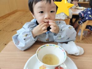 大好きな給食♡(諸留)