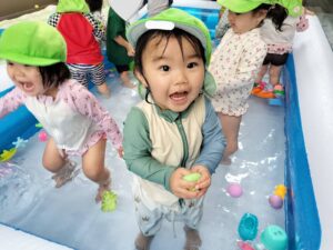 プールで遊んだよ♡（前原）