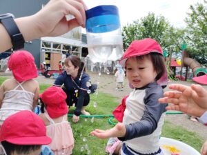 水遊び！(薄井)