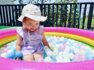 ボールで遊んだよ♪（西村）