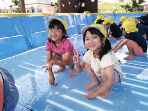 プール掃除（天谷）