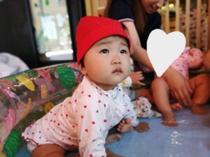 プール開きをしました　（上野）