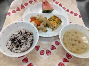 ☆今日の給食☆（わかば）
