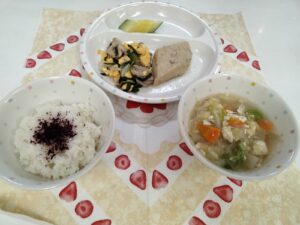 ☆今日の給食☆（わかば）
