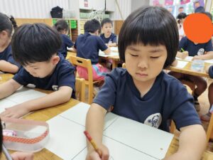 本日のきりん組（保坂）