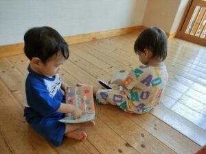 ゆっくり時間のいちご組と夏祭り給食準備のめろん組（福永）