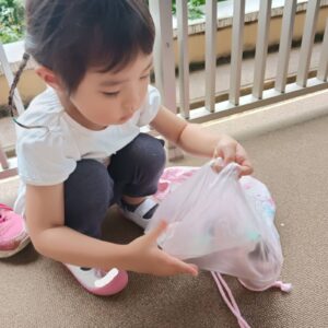 避難訓練をしたよ（田村）